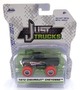 Jada Just Trucks 1/64 Scale 14020 - 1972 Chevrolet Cheyenne - Black/Red - Picture 1 of 5