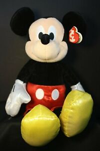 TY - Sparkle - MICKY MOUSE - 13" tall - Beanie Buddies Collection - DISNEY