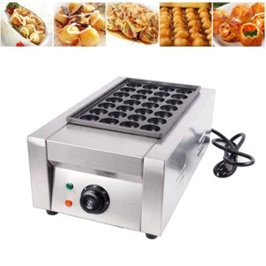 Commercial Electric Takoyaki Maker Japanese Octopus Fish Ball Smokeless Machine - Picture 1 of 7