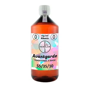 1000 ml Avantgarde E-Base - 55/35/10 ohne Nikotin mit Steuerbanderole - Bild 1 von 1