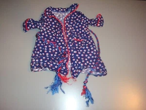 Pleasant Company American Girl Mollys Robe Blue Red Bedtime Sleep Nightwear - Picture 1 of 6