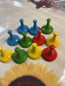 Sorry Board Game Replacement Pieces Parts Pawns Movers 161Red Green Blue Yellow - Picture 1 of 2
