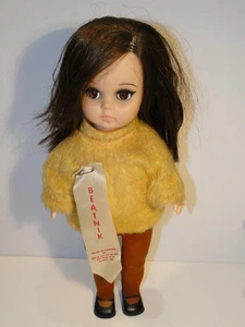 Vintage Dee & Cee Beatnik Puppe Made in Canada Fuzzy Top & Strumpfhose - Bild 1 von 5