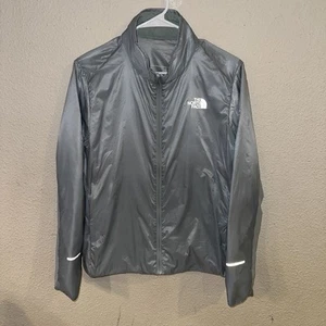 The North Face Women's Light Weight Puffer Grey Blue Large - Picture 1 of 14
