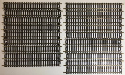 Lot of 19 Life-Like 9" Straight Track HO Gauge Brass - Image 1 of 4