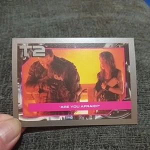 💥T2 Terminator 2 Judgment Day Impel 1991 #129 "are you afraid?" - Picture 1 of 2