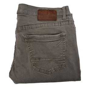 Pantalone BKE Tyler uomo 36x36 elasticizzato talpa scuro casual gamba dritta denim - Foto 1 di 8