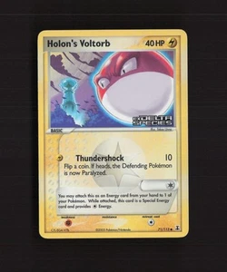 Carta Pokémon Holon's Voltorb 71/113 EX Especie Delta Holograma Inverso Estampada LP+ - Imagen 1 de 10