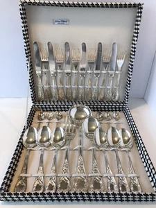 Cubiertos enchapados en plata de colección 27 piezas hechos en Italia excelentes con caja ver fotos - Imagen 1 de 24