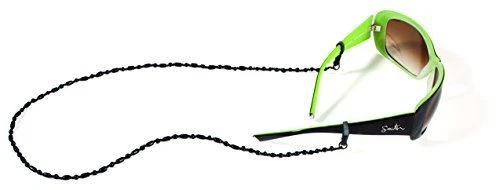 Croakies Algodón Suiters Retenedor de Gafas, Negro, 14 Pulgadas x 1/2 Pulgada A Foto 1 de 1