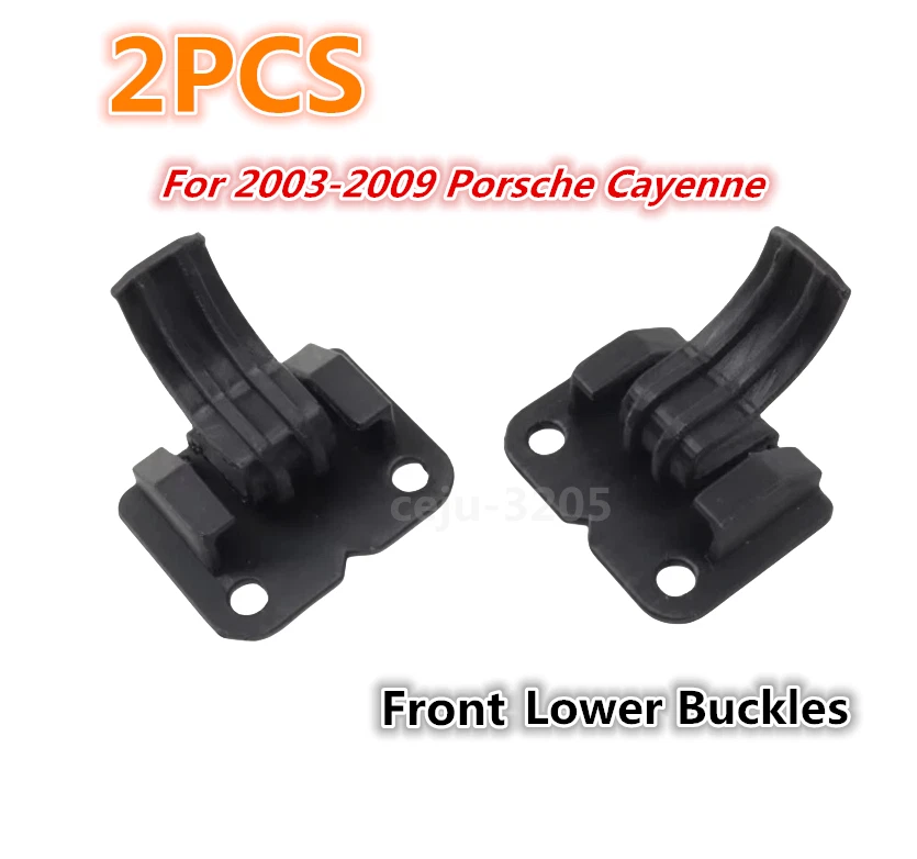 2PCS Front Lower Seat Back Clip Buckle For 2003-2009 Porsche Cayenne Foto 1 de 1