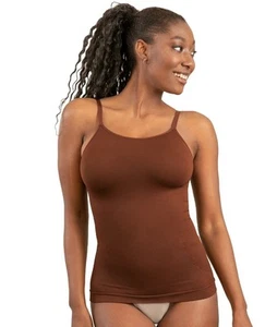 Empetua by Shapermint Scoop Neck Cami NWT Chocolate Size Extra Large - Picture 1 of 11