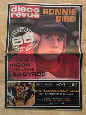 RARE FRENCH MAGAZINE DISCO REVUE THE WHO RONNIE BIRD BEATLES BYRDS  09/1965 - Image 1 of 4