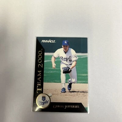 1992 Pinnacle Team 2000 Gregg Jefferies Card #45 - Image 1 of 2