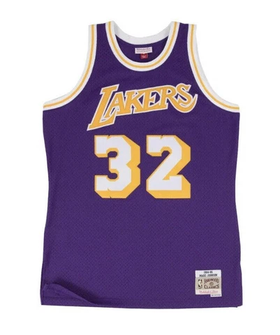 Mitchell & Ness Swingman Jersey NBALos Angeles Lakers Road 1984-85 Magic Johnson Cover