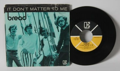 Bread ‎– It Don't Matter To Me - 1970 US Vinyl 7" Single - Elektra EKM-45701 - Image 1 of 3