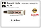E6000  Adhesive 7.2gm, 5 Tubes........ . 40% discount for 2 or more lots