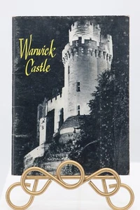Vintage Warwick Castle England unbekanntes Datum Broschüre Souvenir Geschichte Tour Karte - Bild 1 von 4