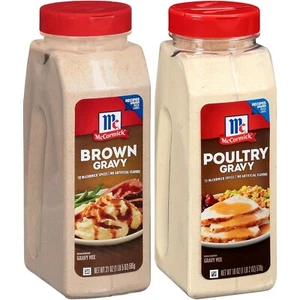 McCormick Brown and Poultry Gravy Mix Bundle (Variety Pack) - Picture 1 of 8