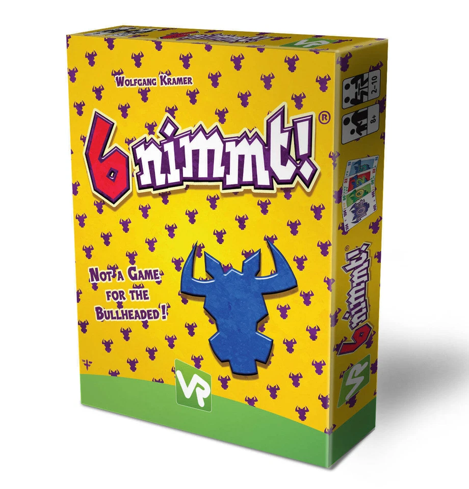 6 Nimmt card game, by Wolfgang Kramer, published by Amigo