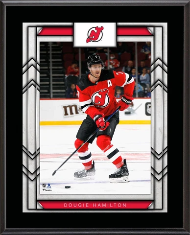 Dougie Hamilton New Jersey Devils 10.5" x 13" Sublimated Player Plaque Cover