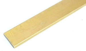 MESSING FLACHER STREIFEN 10 mm 15 mm 20 mm 25 mm Größe & Länge im Angebot auswählen - Bild 1 von 1