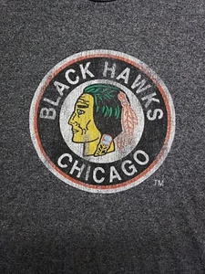 Camiseta pequeña estilo vintage años 60 NHL Chicago Blackhawks logo para hombre  - Imagen 1 de 12