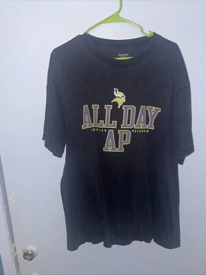 Camiseta Reebok Minnesota Vikings Adrian Peterson Rushing Record Grande Q Foto 1 de 4