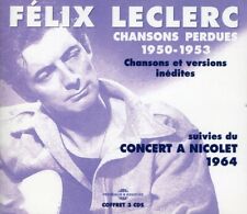 Felix Leclerc - Chansons Perdues 1950-53 [New CD]