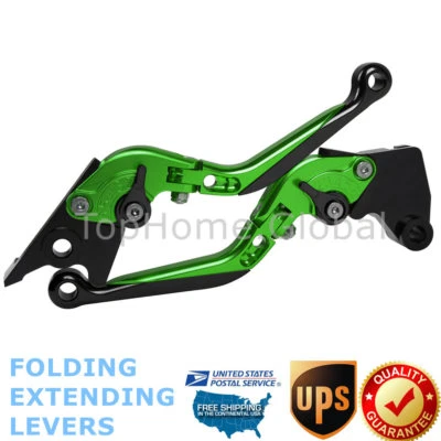 Palancas de freno de embrague extensible plegables GN CNC EE. UU. para Kawasaki Ninja 300 2013-2018 Foto 1 de 4