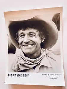 Ramblin Jack Elliott cantante folk cantautore foto promozionale vintage musicista foto - Foto 1 di 3