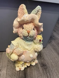 Osterhase Figur Dekor Korb Kaninchen - Bild 1 von 10