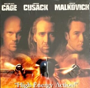 Con Air Vintage VHS Cage Cusack Malkkovich Action Drama Classic VHSBX15