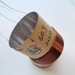 ID: 60.9mm 2+2 ohm 4 layer Double group coil horn voice coil woofer bass speaker - Picture 1 of 1