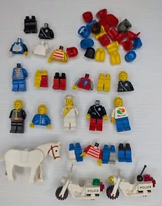 LEGO Vintage Minifigures and Minifigure parts large lot - Bild 1 von 3