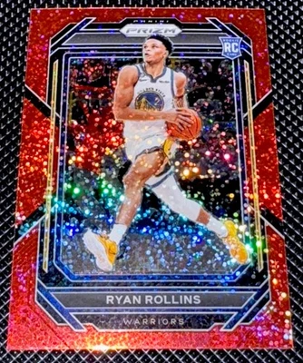 Ryan Rollins 2022-23 Panini Prizm Red Sparkle RC! Rookie SSP #229 Bucks HOT 📈 - Image 1 of 2