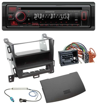 Kenwood MP3 CD USB Bluetooth DAB Autoradio für Opel Zafira Tourer ab 12 jet blac - Bild 1 von 4