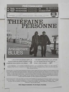 THIEFAINE & PAUL PERSONNE : BLUES ■ Bon PRECO #70606 ┴ Promo - Picture 1 of 2