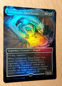 MTG Magic: # FOIL Full Art # Eistod der Frosttyrann, Icingdeath, Frost Tyrant - Bild 1 von 2