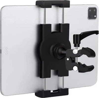 Porta Tablet Casco Barca, Supporto Palo Manubrio Marino, Nero  - Immagine 1 di 4