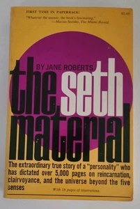 The Seth Material By Jane Roberts 1970 Reincarnation Clairvoyance Psychic PB - Imagen 1 de 11