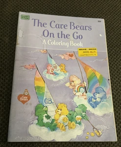 Vintage 1984 Care Bears on the Go Coloring Book Happy House - Picture 1 of 8