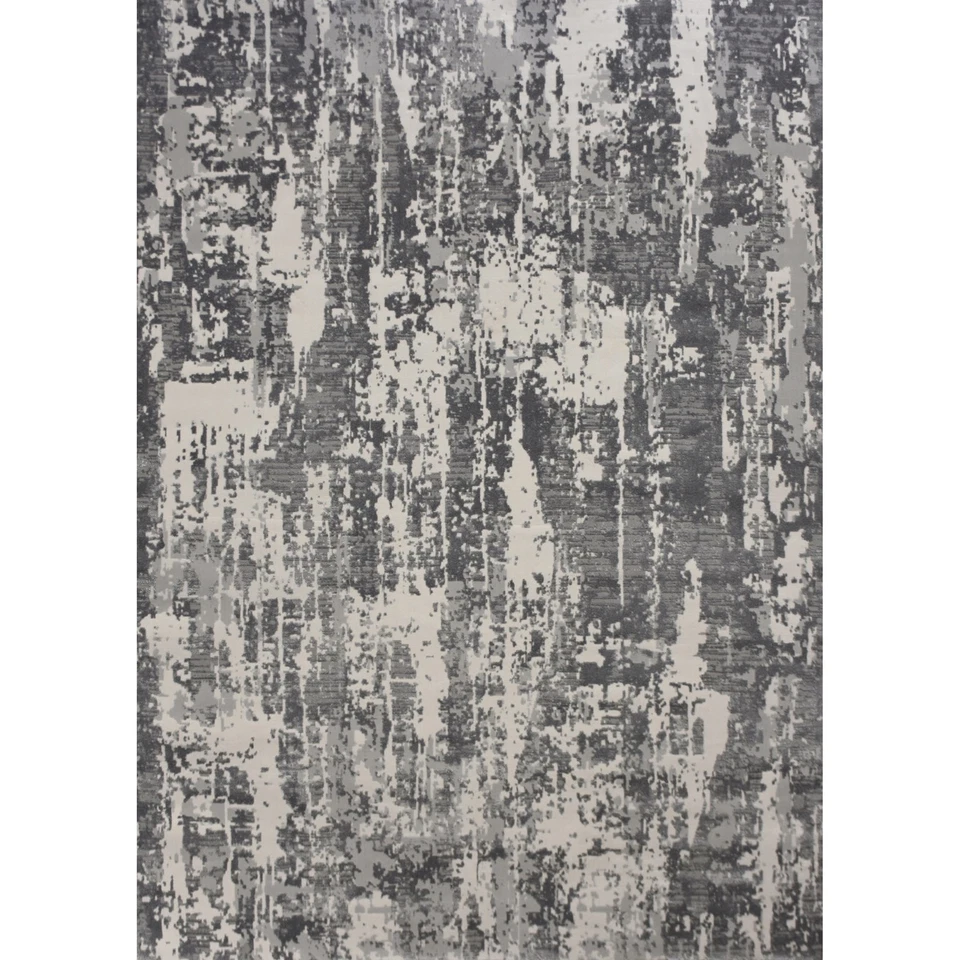 Ren Wil RARI-17276-310 Ariella 2-1/2' x 10' Polyester Abstract - Gray / Charcoal - Image 1 of 2