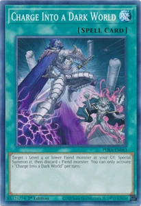 3x Charge Into a Dark World PHRA-EN063 YuGiOh! TCG 1st Ed Common Playset - Picture 1 of 1