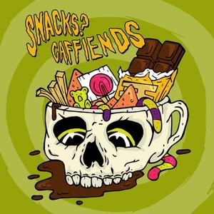 USED: Snacks?, Caffiends - Split (7", Ltd, Mus) vinyl - grading in description - Imagen 1 de 1