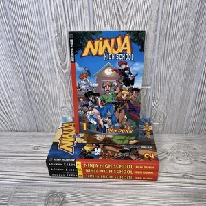 Ninja High School Pocket Manga Vol 1-4 English Ben Dunn Antarctic Press - Picture 1 of 7