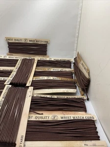 Vintage Fullers Findings Wrist Watch Cord Brown 5 Yd #68 Each 1 Sold Separately - Bild 1 von 15