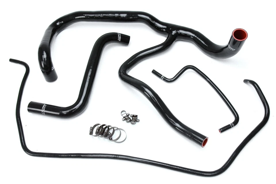 HPS 黑色 3 层增强硅胶散热器软管 适用于 15-20 凯雷德 ESV 6.2L V8 — 第 1/1 张图片