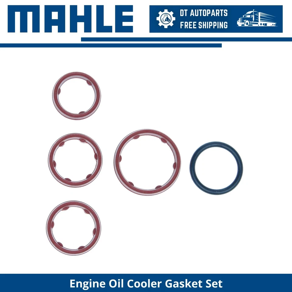 Juego de juntas de enfriador de aceite de motor V6 de 3,2 L Mahle 2015 2016 para Jeep Cherokee 2014-2021 Foto 1 de 1
