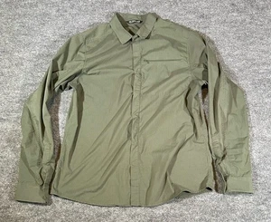 Arc'teryx Kaslo Long Sleeve Men’s Snap Front Green SzL Hiking Outdoors Gorpcore - Picture 1 of 7